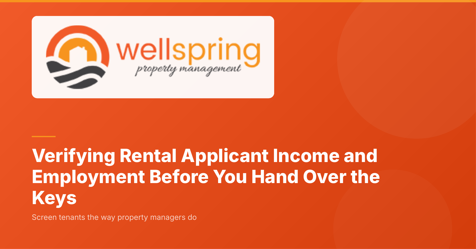 How to verify income and employment for rental applicants